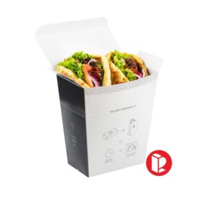 ΚΟΥΤΙ ΧΑΡΤΙΝΟ EASY OPEN EATS ΣΟΥΒΛΑΚΙ ΔΙΠΛΟ ΟΡΘΙΟ 12,5Χ7Χ17,5cm